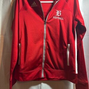 Adidas Team Football Full-Zip Performance Jacket – Bold Red |Spirit Wear